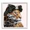 Stupell Industries Fashion Leopard Chic Animal Black Bow Glam Framed Wall Art